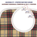 Adult Waterproof Bib | Extra Long Washable Bib with Full Lap Protection Style