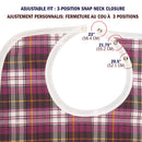 Adult Waterproof Bib | Extra Long Washable Bib with Full Lap Protection Style