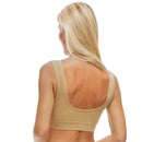 Slip-On Seamless Padded Bralette Comfort  Bra
