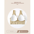 Slip-On Wireless Seamless Padded Bralette Comfort Bra - Inserts