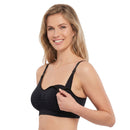 Wire-Free Padded Nursing Bra | Maternity by Carole Martin Style 7232 Black