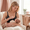 Wire-Free Padded Nursing Bra | Maternity by Carole Martin Style 7232 Black