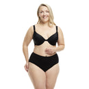 Plus Size Underwire Bra Front Closure Back Smoothing Seamless Cups
