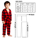 Buffalo Plaid Hooded Robe & PJ Pants – Cozy Family Christmas Set