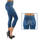 Comfy - Slim Jeggings Capri Style Style 2688