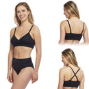 Seamless Padded Slip-On Crossover Comfort Bra