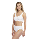 Carole Martin Slip-On Comfort Bra - White
